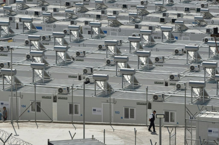 Dormitories in the new camp have five beds each and a cupboard, with shared toilets and showers