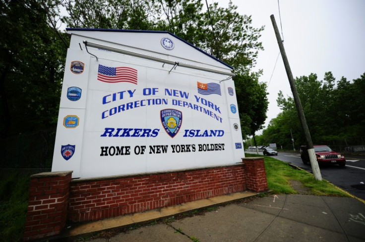 A view of the entrance to Rikers Island penitentiary complex in 2011