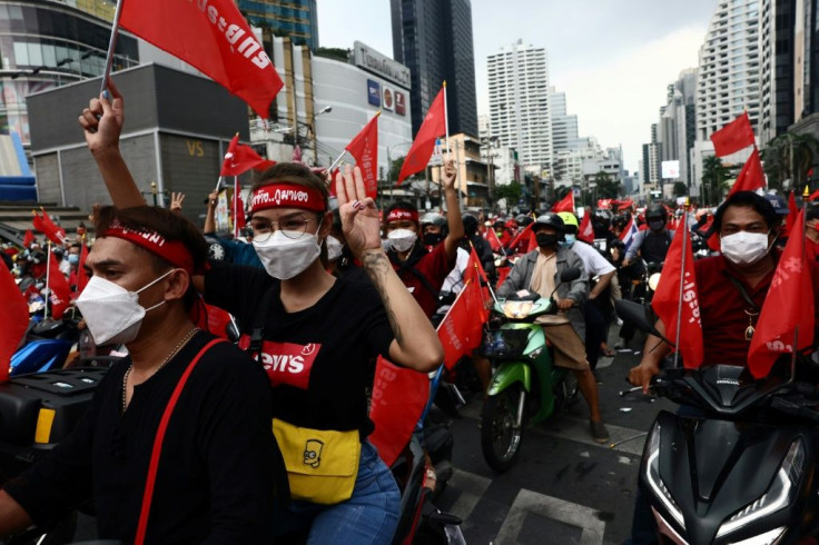 Thailand's so-called "Red Shirts" are mostly working-class supporters of populist former premier Thaksin Shinawatra