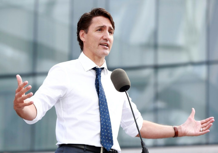 Prime Minister Justin Trudeau makes a pitch to voters to stay the course with his Liberals as Canada looks to exit the pandemic