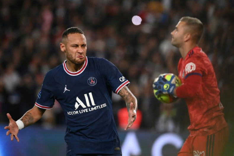 Neymar got PSG's equaliser from the penalty spot against Lyon