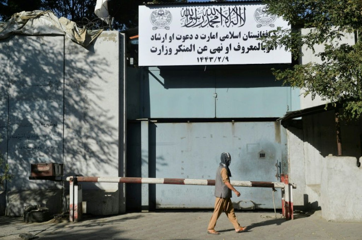 The Taliban on Friday appeared to shut down the former government's ministry of women's affairs and replaced it with one that earned notoriety during their first stint in power for enforcing religious doctrine