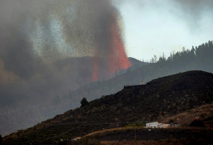 Experts believe the lava is likely to move southwest towards inhabited and wooded areas, before reaching the coast