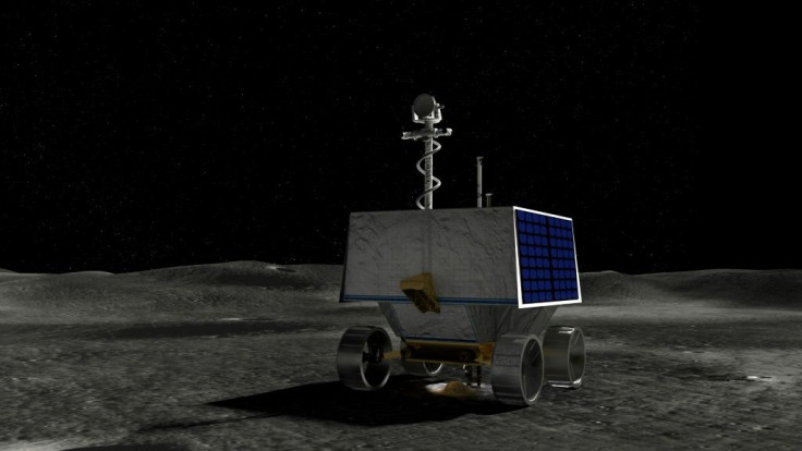 This handout illustration courtesy of NASA shows NASA's Volatiles Investigating Polar Exploration Rover (VIPER) on the surface of the Moon