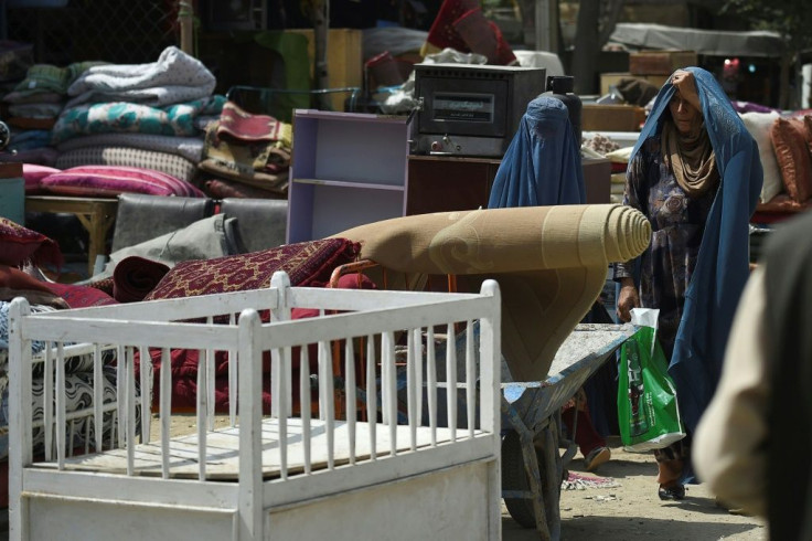 Afghan women have effectively been barred from work and school