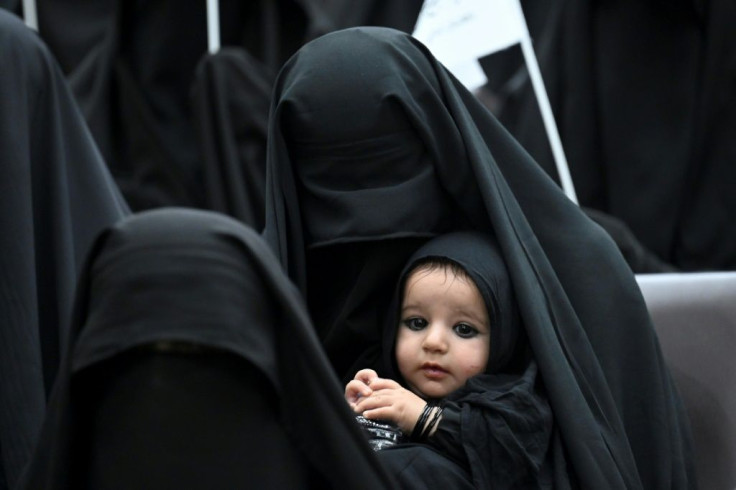 The Taliban have also slashed women's access to work, with officials previously telling them to stay at home for their own security