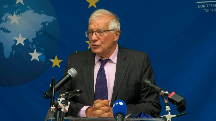 SOUNDBITE  On the sidelines of the UN General Assembly, the European Union's diplomatic chief Josep Borrell says EU ministers "expressed a clear solidarity towards France" after Australia last week canceled a multi-billion-dollar contract for French subma