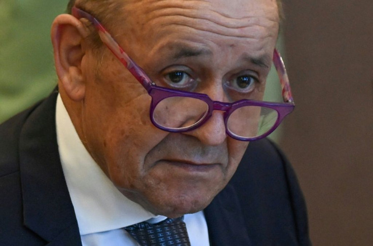 The sense of rage in Paris is over what Foreign Minister Jean-Yves Le Drian (pictured September 10, 2021) called "duplicity", "treachery" and a "stab in the back" -- as well as Australian Prime Minister Scott Morrison's lack of candour