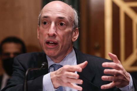 Securities and Exchange Commission chief Gary Gensler, pictured on September 14, 2021, said the US financial system is more resilient than it was during the last financial crisis in 2008