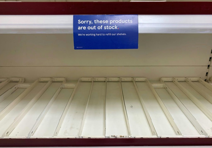 Supermarkets have seen empty shelves due to a shortage of certain foods, exacerbated by the gas crisis, as well as a lack of lorry drivers post-Brexit