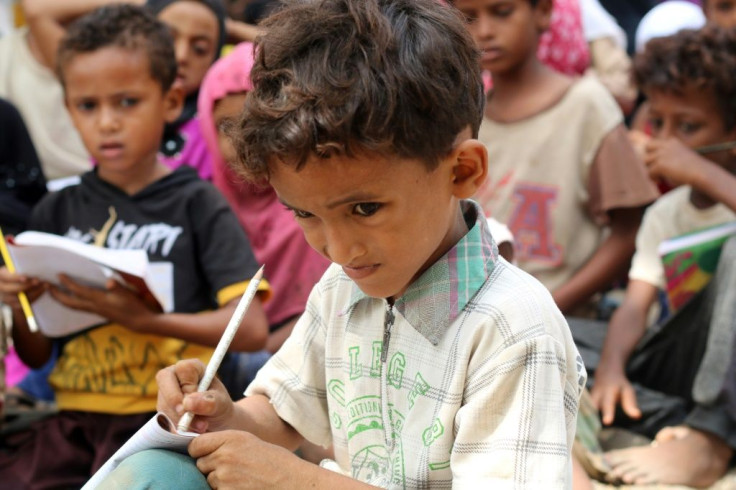 Other than learning how to read and write, the children also get lessons in maths and science