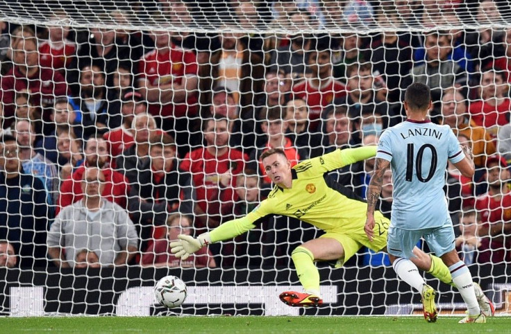 West Ham midfielder Manuel Lanzini scored against Manchester United