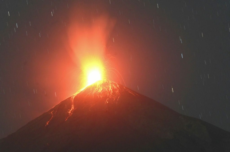 Guatemala's Fuego volcano erupts on February 14, 2021