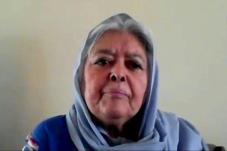 Mahbouba Seraj, 73, decided not to flee Kabul last month when the Taliban seized back power, two decades after they were ousted