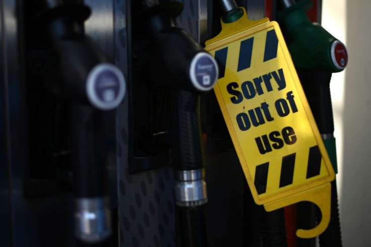 Petrol stations ran dry of certain fuels because of a lack of lorry drivers