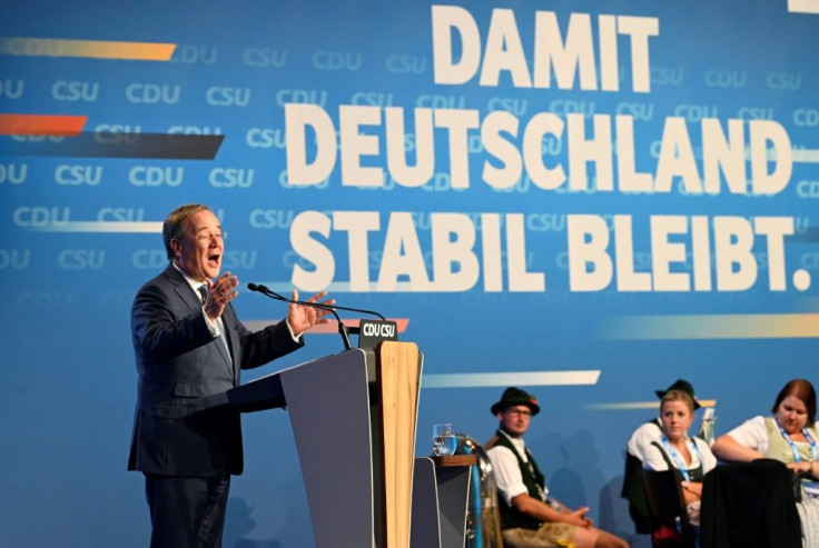 'To keep Germany stable, Armin Laschet must become chancellor,' Merkel said, refering to the conservative Christian Democratic Union (CDU) leader