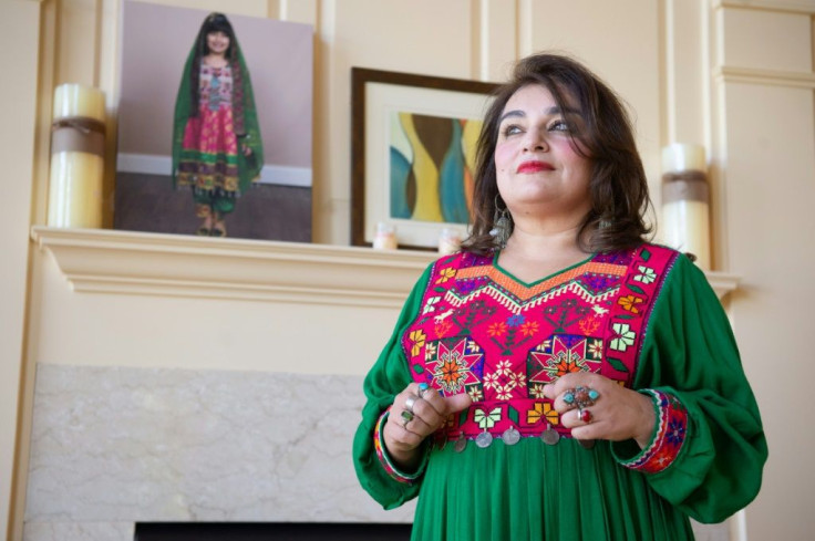 "AfghanÂ womenÂ wearÂ theÂ colorfulÂ dressesÂ thatÂ weÂ showedÂ the world," says Bahar Jalali