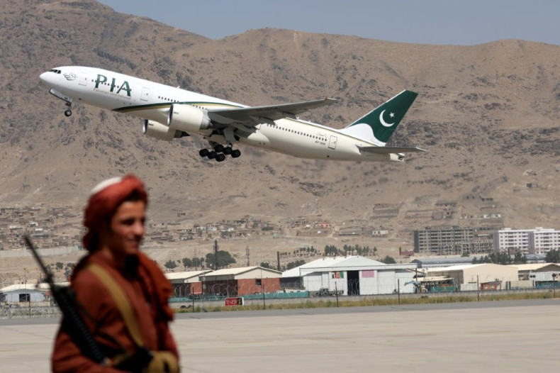 Pakistan International Airlines was the first company to resume flights to Kabul -- albeit irregularly