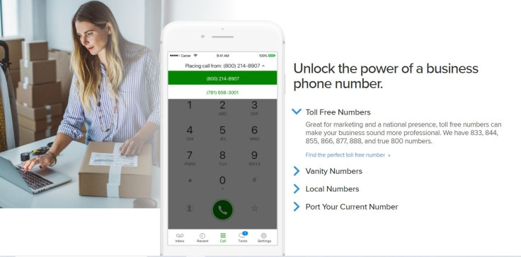 Grasshopper gives you a business phone number