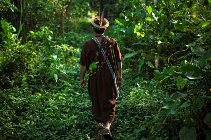 Chayeki Tinkavo, 37, is the president of the Indigenous Committee of Ashaninka and Mashiguenga Self-Defense