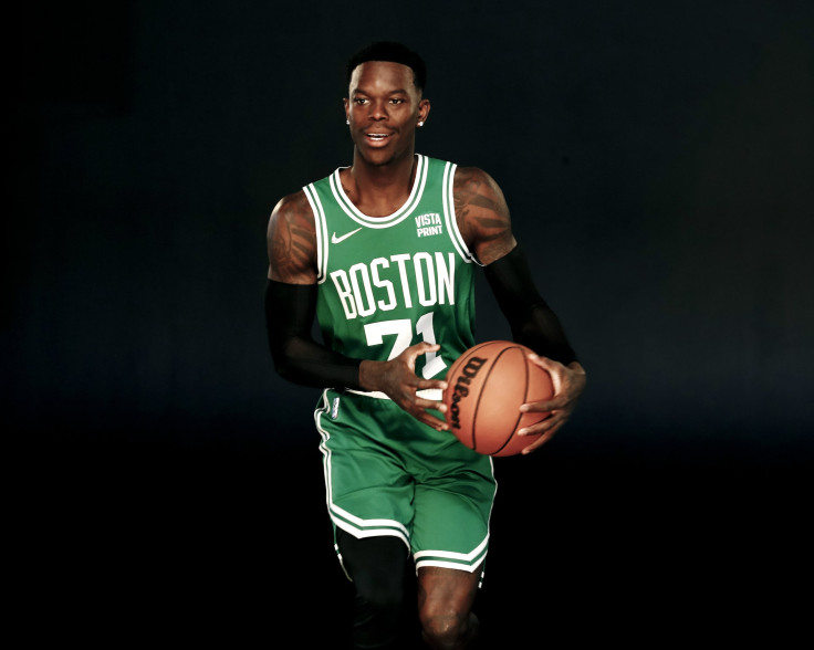 Dennis Schroder #71 of the Boston Celtics 