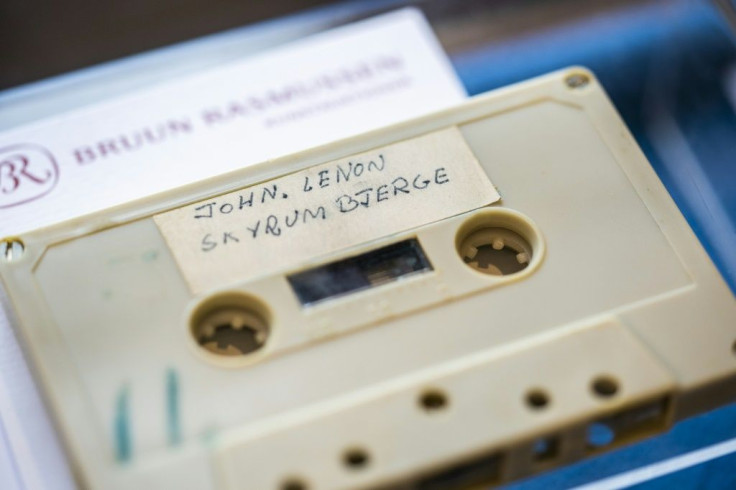 The cassette will go under the hammer along with Polaroid photos of the schoolboys and John and Yoko