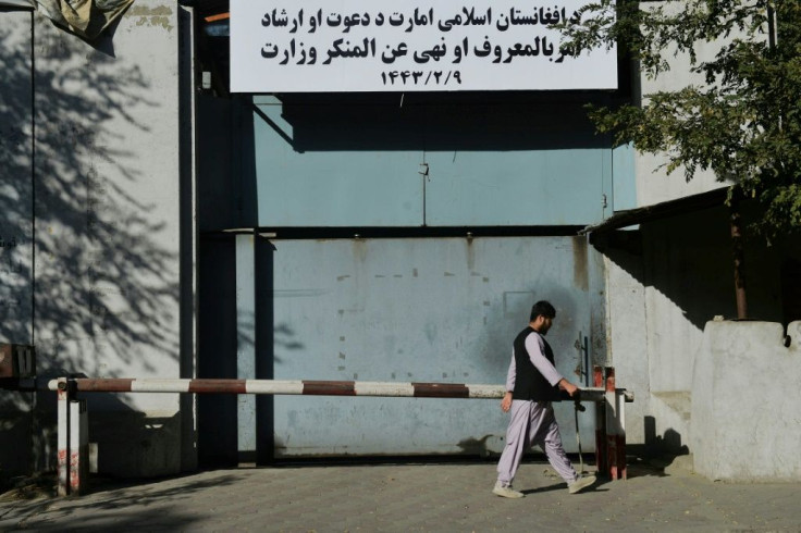 The Taliban have replaced the ministry of women's affairs with the Ministry for the Promotion of Virtue and Prevention of Vice