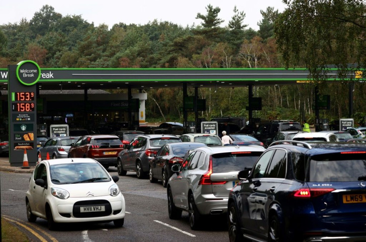 Motorists have been backed up in long queues for fuel since last Friday