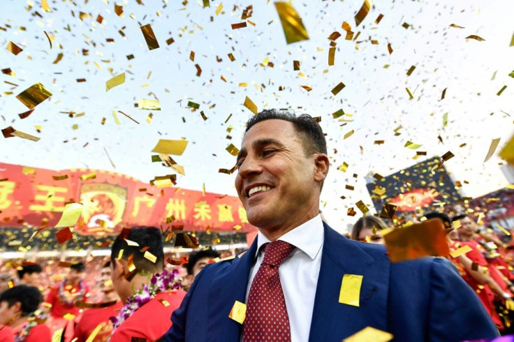 Fabio Cannavaro won the CSL title with Guangzhou in 2019