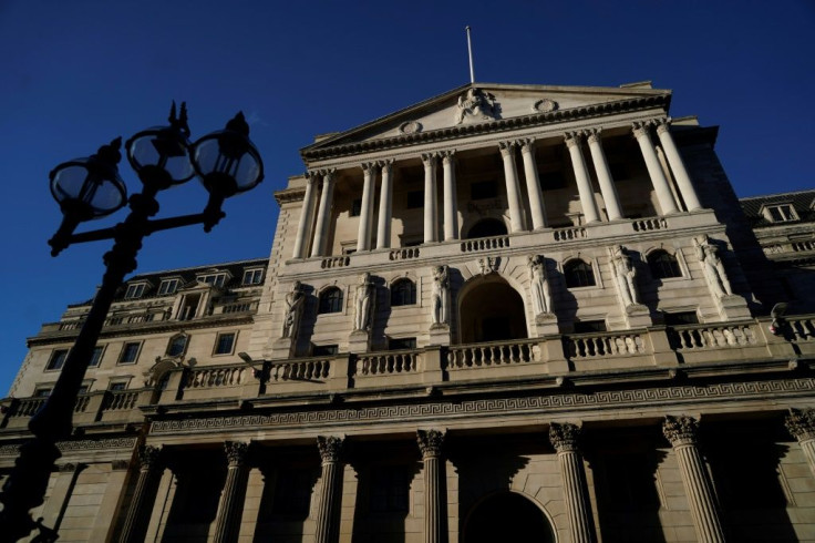 The Bank of England forecasts that inflation could top 4.0 percent in the final quarter of this year