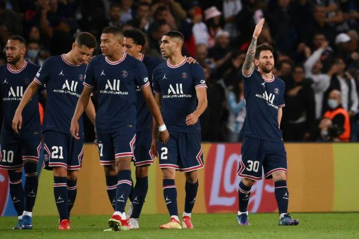 Lionel Messi has his first goal in a Paris Saint-Germain shirt, almost two months after his arrival from Barcelona