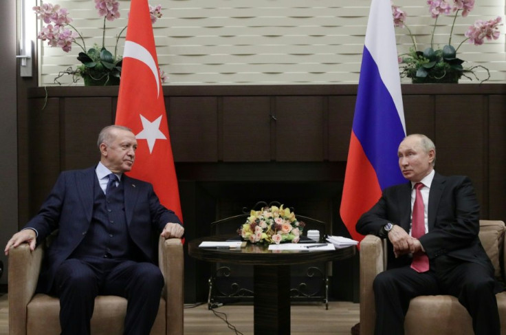 Russian President Vladimir Putin and Turkish counterpart Recep Tayyip Erdogan held their first face to face talks in 18 months