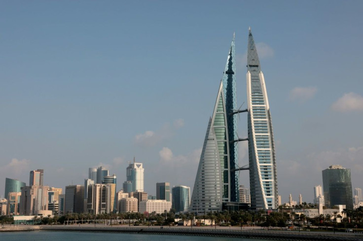 The skyline of the Bahraini capital Manama