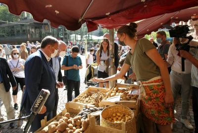The International Potato Center predicts a 32-percent drop in harvests of potatoes and sweet potatoes by 2060 due to climate change