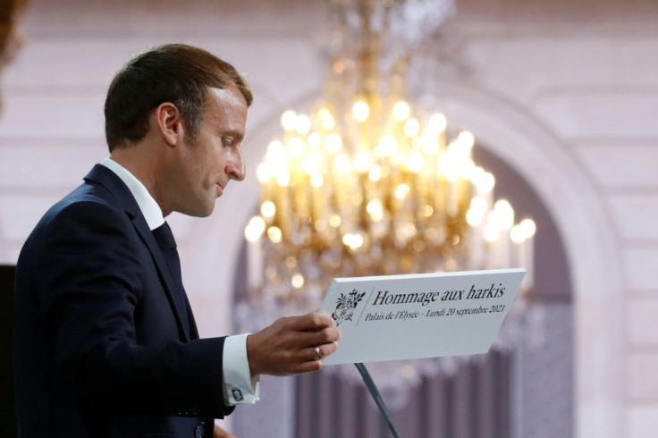 President Emmanuel Macron last month asked for "forgiveness" from the families of Algerians who fought alongside the French in Algeria