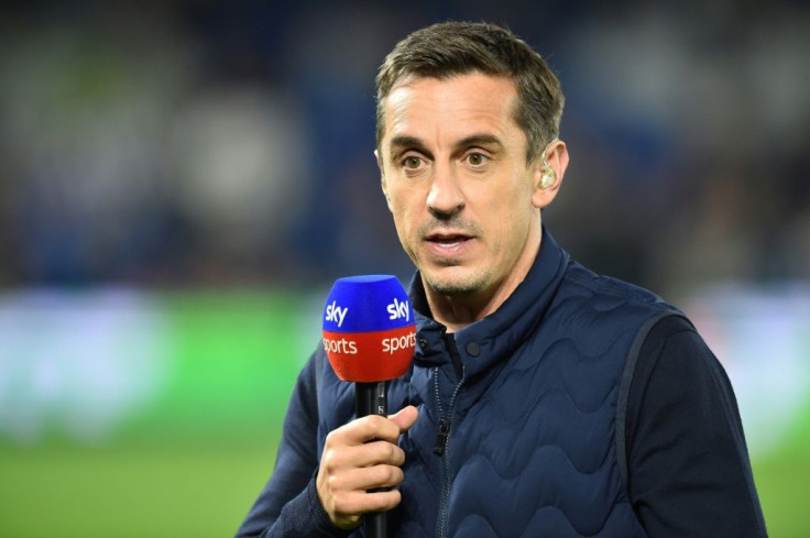 Football commentator and former Manchester United defender Gary Neville