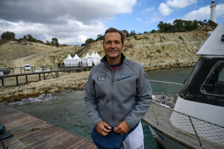 Experienced diver and documentary-maker Savas Karakas: 'It's like a time machine that takes you back to 1915 and World War I'