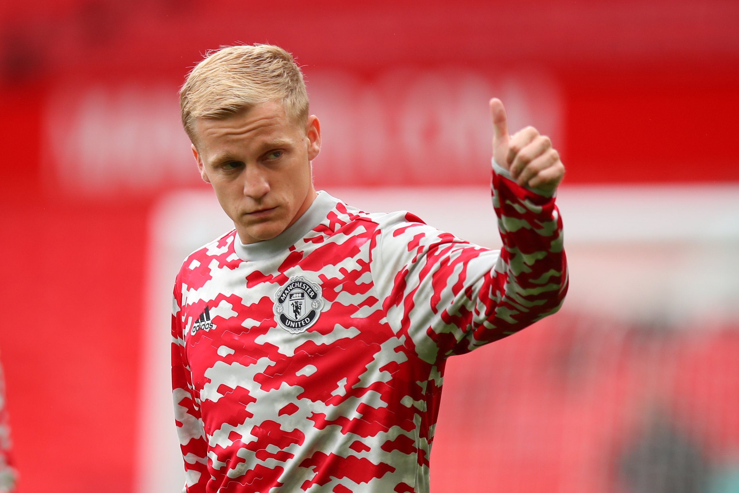 Donny van de Beek might have to leave Manchester United to play at