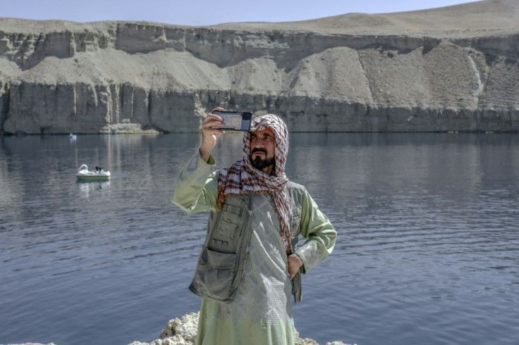 The beautiful blue waters of the Band-e Amir lakes are once again attracting Afghan tourists