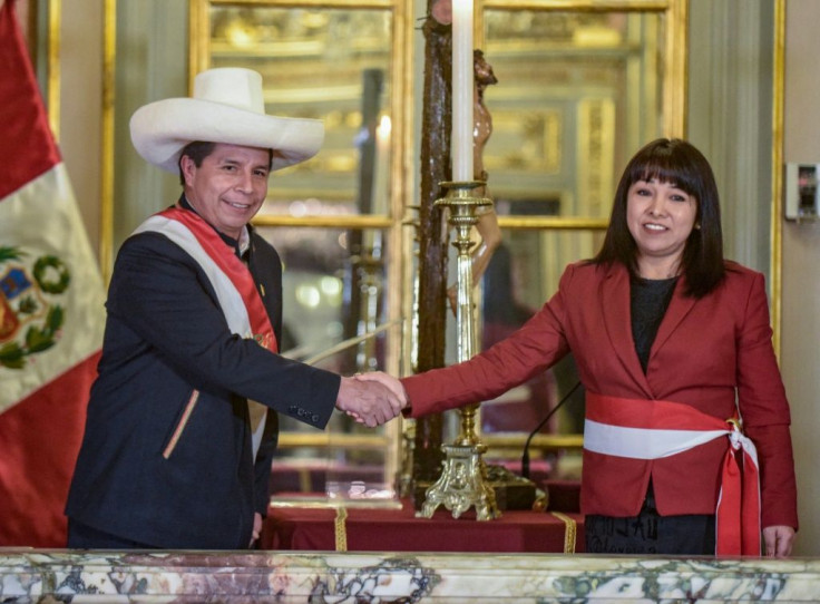 Mirtha Vasquez replaced Guido Bellido -- a hardline leftist and political novice, whose appointment was controversial from the start