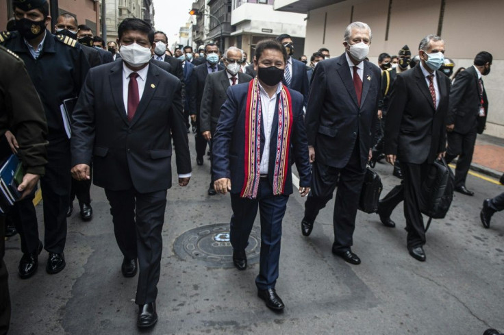 Peruvian media reported the 41-year-old was investigated by prosecutors for allegedly defending terrorism with statements made shortly after taking up his seat in parliament in June