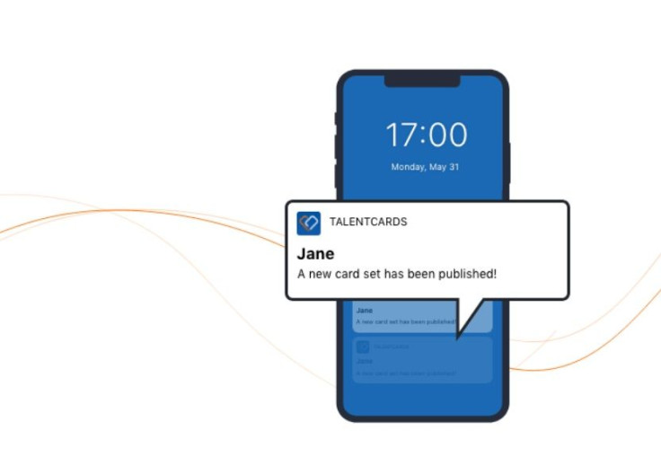 TalentCards offers automation for admin tasks and notifications