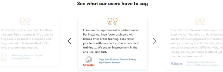 TalentCards reviews from companies that have used it
