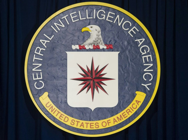 The seal of the Central Intelligence Agency at CIA Headquarters in Langley, Virginia.