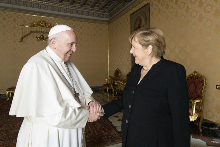 Angela Merkel and Pope Francis discussed climate change and the scandal of clerical sex abuse