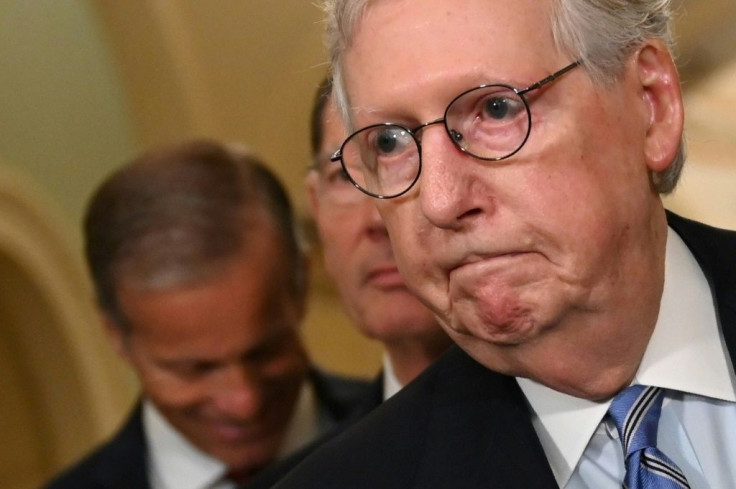 Senate Minority Leader Mitch McConnell called the debt default threat a 'manufactured crisis'