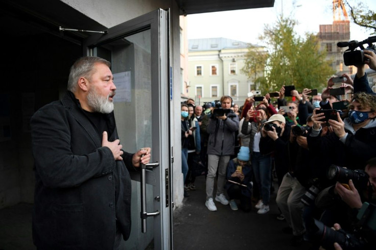 Novaya Gazeta editor Dmitry Muratov dedicated his Nobel Peace Prize to his paper's killed journalists