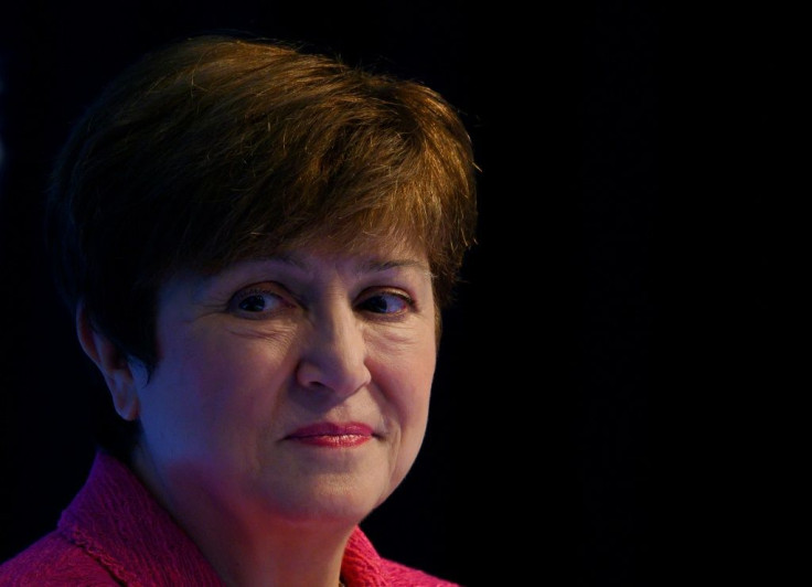 Kristalina Georgieva, pictured in October 2019, has denied a report's conclusion that she manipulated data in favor of China while at the World Bank