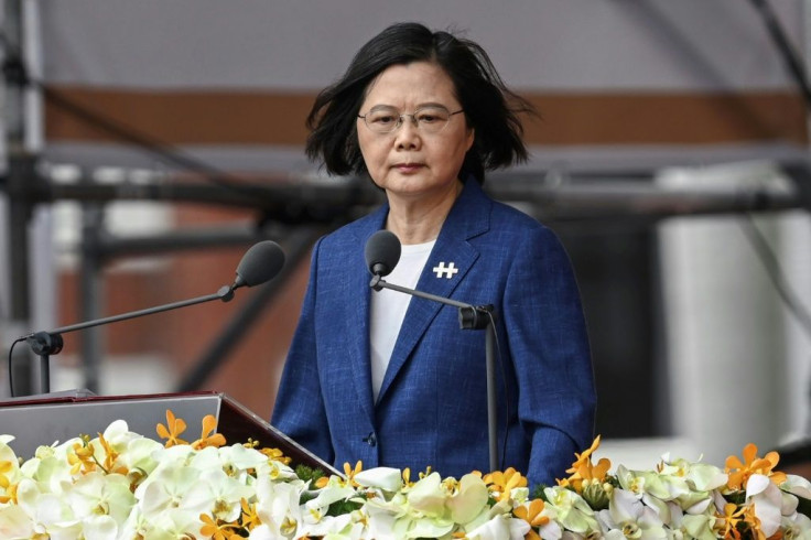 Taiwan's President Tsai Ing-wen has said the island will not bow to Chinese pressure