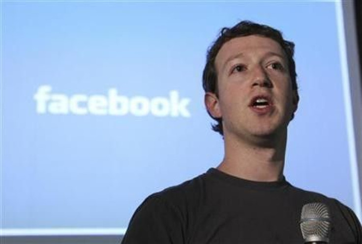 Facebook Founder & Chief Executive Officer Mark Zuckerberg